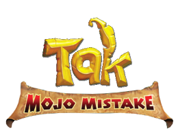 Tak Mojo Mistake title screen for Nintendo DS